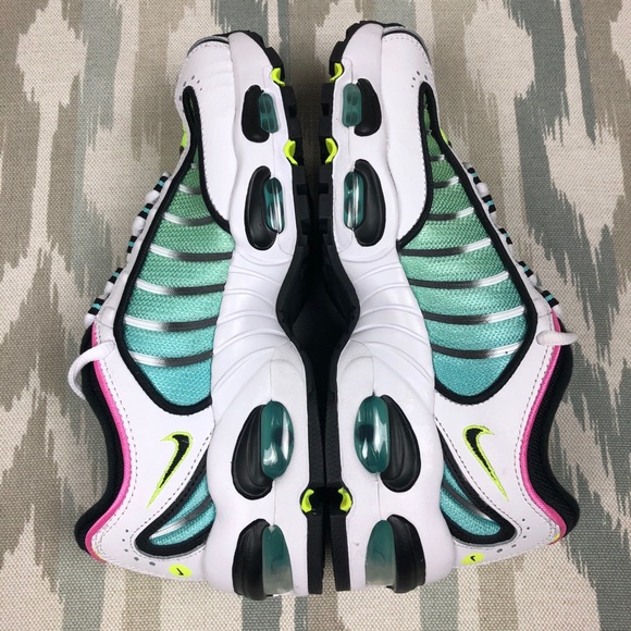 Nike Air Max TailWind 4 GS Women Shoes White/Black China Rose BQ9810102 Size 5.5 - Picture 12 of 16